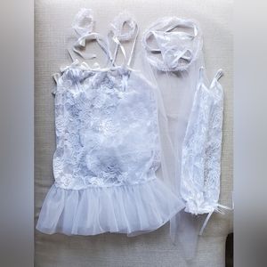 Women's Hot white bride Costume